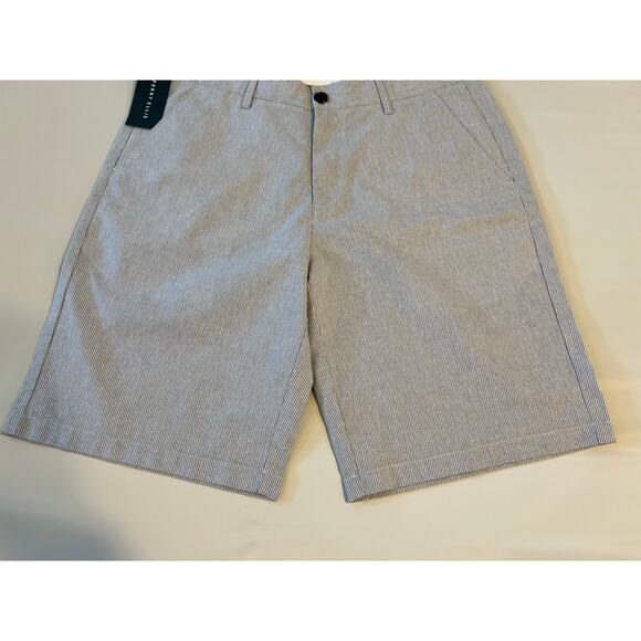 NWT Perry Ellis Pinstripe Slim Fit Shorts Mens 32 9" Inseam Quiet Luxury Preppy - Picture 9 of 14